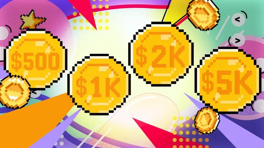 Pixel prize coins